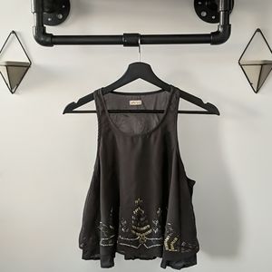 Hollister chiffon tank top